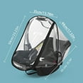 thumbnail image 3 of Car Seat Cover Grade EVA- Car Seat Rain Waterproof/Windproof Protection= Protect Portable, 3 of 9