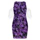 thumbnail image 5 of Vestido de playa con cuello en V y manga corta con encaje y hombros descubiertos con estampado floral sexy informal de verano para mujer Pompotops ghjkhdj15632, 5 of 5