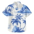 thumbnail image 7 of Zshosam Boys Short Sleeve Shirt Boy's Toddler Western Short Sleeve Button Down Shirt Size 4T 5T,(Blue 4-5 Years), 7 of 7