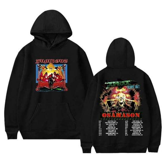 OsamaSon Jump Out Tour 2025 Merch Hoodies Women Men Long Sleeve Casual Sweatshirt Clothes