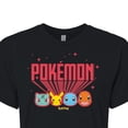 thumbnail image 3 of Pokémon - Retro Pokémon - Juniors Cropped Cotton Blend T-Shirt, 3 of 5
