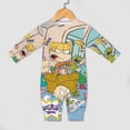 thumbnail image 4 of Rugrats Baby Long Sleeve Footless, Infant Playsuit Romper Jumpsuits for Boys Girls, 4 of 8