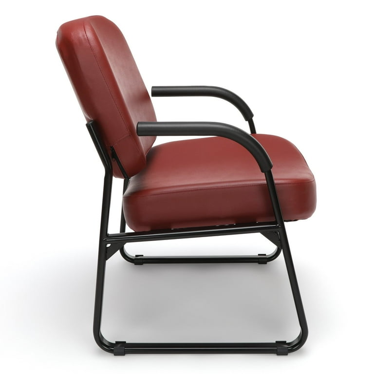 OFM Big and Tall Guest and Reception Chair with Arms in Charcoal