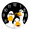 SIXL- 11, variant on Kurmntregon Gooses Bathroom Wall Clock Duck Painting Wooden Kitchen Clock For Living Room, Battery Operated Easy To Read Bedroom, Bathroom And Housewarming Seasonal Shop Hotel Round 10"