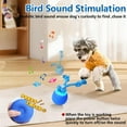thumbnail image 4 of URRU Interactive Dog Toys Wicked Ball, Moving Dog Ball with Touch Activated, Squeaky Dog Toy, Active Rolling Ball for Small/Medium/Large Dogs, Dog Toys for Aggressive Chewers,Blue, 4 of 8