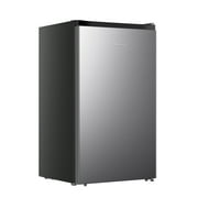 Hisense 4.4 Cu Ft Compact Refrigerator, Stainless Steel Single Door Mini Fridge, Energy Star for Apartment, Dorm, Office, Garage