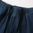 thumbnail image 6 of KKBOTIVE Mens Travel Pants Elastic Waist Denim Pants Warm Lined Bottoms Casual Loose Straight Leg Jeans Workwear Dress Pants ( Blue Size: XXL ), 6 of 8