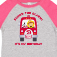 thumbnail image 4 of Inktastic Fire Truck 3rd Birthday Boy Boys Toddler T-Shirt, 4 of 5