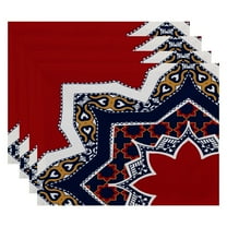 Simply Daisy 18" x 14" Rising Star Geometric Print Placemat