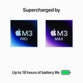 thumbnail image 4 of Apple MacBook Pro 14-in M3 8C CPU - 10C GPU, 16GB 1TB, Space Black - MXE03LL/A (Spring 2024) + AppleCare Bundle, 4 of 5