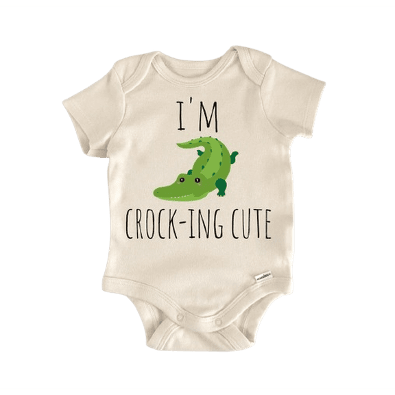 Crocodile Alligator Newborn Baby Bodysuit