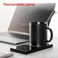 thumbnail image 3 of Calentador de taza de café USB calentador de bebidas eléctrico cargador inalámbrico calentador tazón taza calentador para oficina en casa, 3 of 8