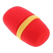 Foam Mic Cover Handheld Microphone Windscreen red