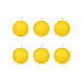 thumbnail image 4 of Zest Candle 6-Piece Ball Candles, 3-Inch, Yellow, 4 of 4
