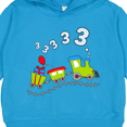thumbnail image 3 of Inktastic Third Birthday Party Train Toddler Hoodie, 3 of 4