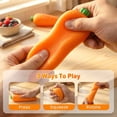 thumbnail image 3 of Clearance Squishy Stretchy Carrot Giant Stress Relief Fidget Sensory Fun Party Favors & Goodie Bag Stuffers, 3 of 6