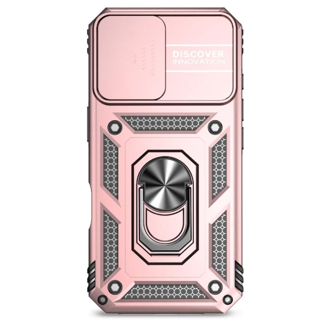 Estuche GANGXUN para iPhone 16, soporte giratorio 360°, estilo mecánico y magnético