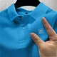 thumbnail image 5 of Nueva camiseta de hombre transpirable de secado rápido, camisa POLO informal de negocios, nueva moda de verano, ropa de manga corta, color sólido, 5 of 5