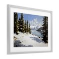 thumbnail image 2 of Stupell Industries Rustic Lodge Way Up North Landscape Gray Framed Print Under Glass, 23 x 17, by Petals Prints Design, 2 of 8