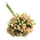 thumbnail image 1 of Un manojo de 12 pistilos de estambres de flores artificiales para hacer bolas de flores de boda. Oro, 1 of 9