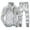 Grey, variant on ibiyuan Men’s Linen Set 2 Pieces Long Sleeve Pullover Hoodie and Pants Long Sleeve Hoodies Sweatshirt and Sweatpants Set Sweatsuit Outfits,Blue
