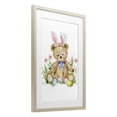 thumbnail image 2 of Stupell Industries Eclectic Springy Easter Teddy Bear Birch Framed Print Under Glass, 17 x 23, by Amy Hall, 2 of 7