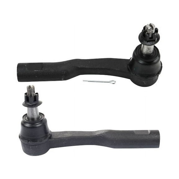 Front Outer Tie Rod End Set 2 Piece - Compatible with 2013 - 2015 Chevy Malibu 2014