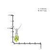thumbnail image 4 of JewelersClub 1/2 Carat T.G.W. Peridot Sterling Silver Pendant, 4 of 4