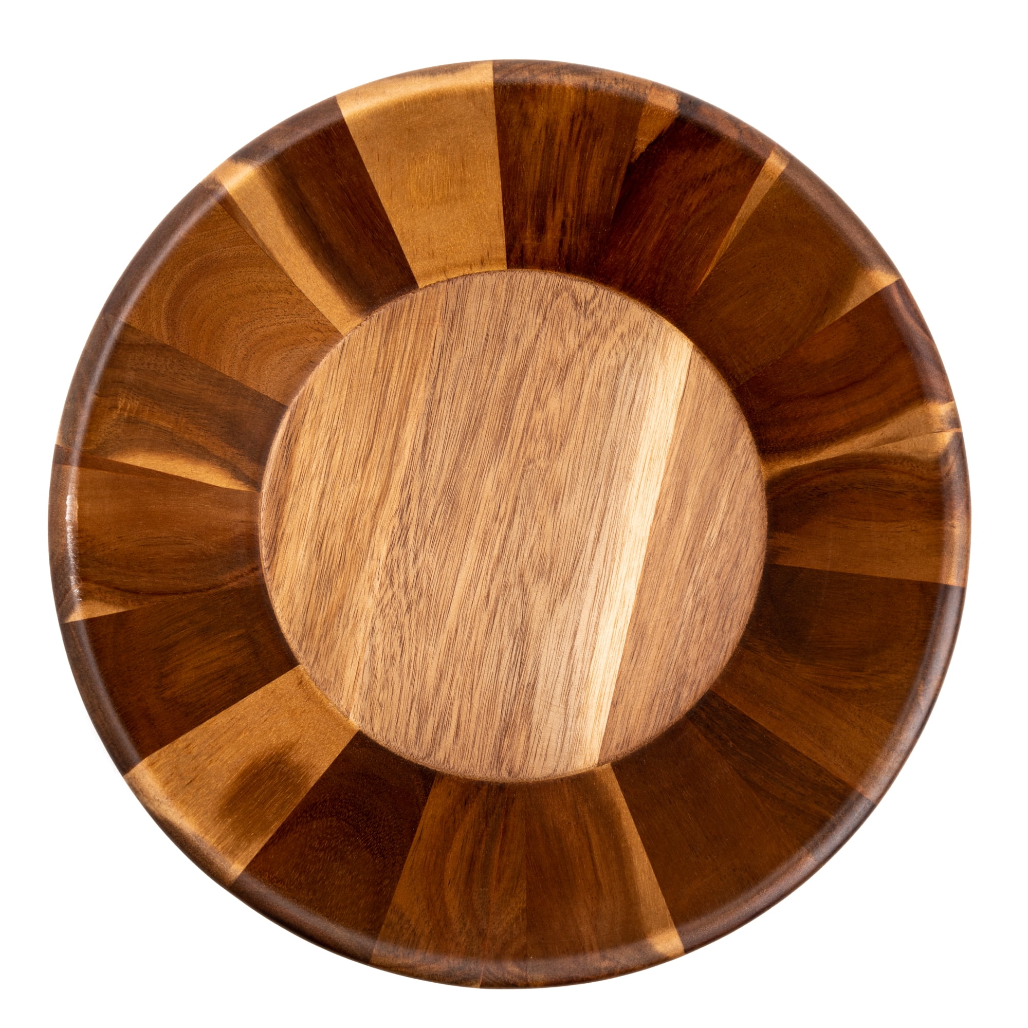 Better Homes & Gardens Large Angled Acacia Serving Bowl
