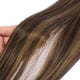 thumbnail image 5 of 16 40.5cm Dark Brown Invisible Hair Extensions Long Straight Synthetic Hair Adjustable Headband Hairpieces No Clip, 5 of 7