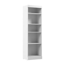 Bestar Pur 25W Closet Organizer in White - Engineered Wood