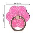 thumbnail image 3 of MKHSQHDG Today's Deals Cell Phone Ring Holder Flower Shape Phone Ring Holder Metal Finger Grip Finger Kickstand 360° Rotation Universal Finger Ring Phone Grip Compatible with All Smartphone, 3 of 5