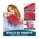 thumbnail image 2 of Cartera Larga de Cuero LAB.G Mujer con Cremallera a Cuadros, 2 of 4