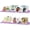 Purple Glitter, variant on Rainbow Glitter Acrylic Floating Shelves, 23.6" Wall Mounted Nursery Bookshelves, Display Ledge for Books Toys Cosmetic Storage, Bathroom Bedroom Living Room Wall Organizer, 2 Pack, Purple