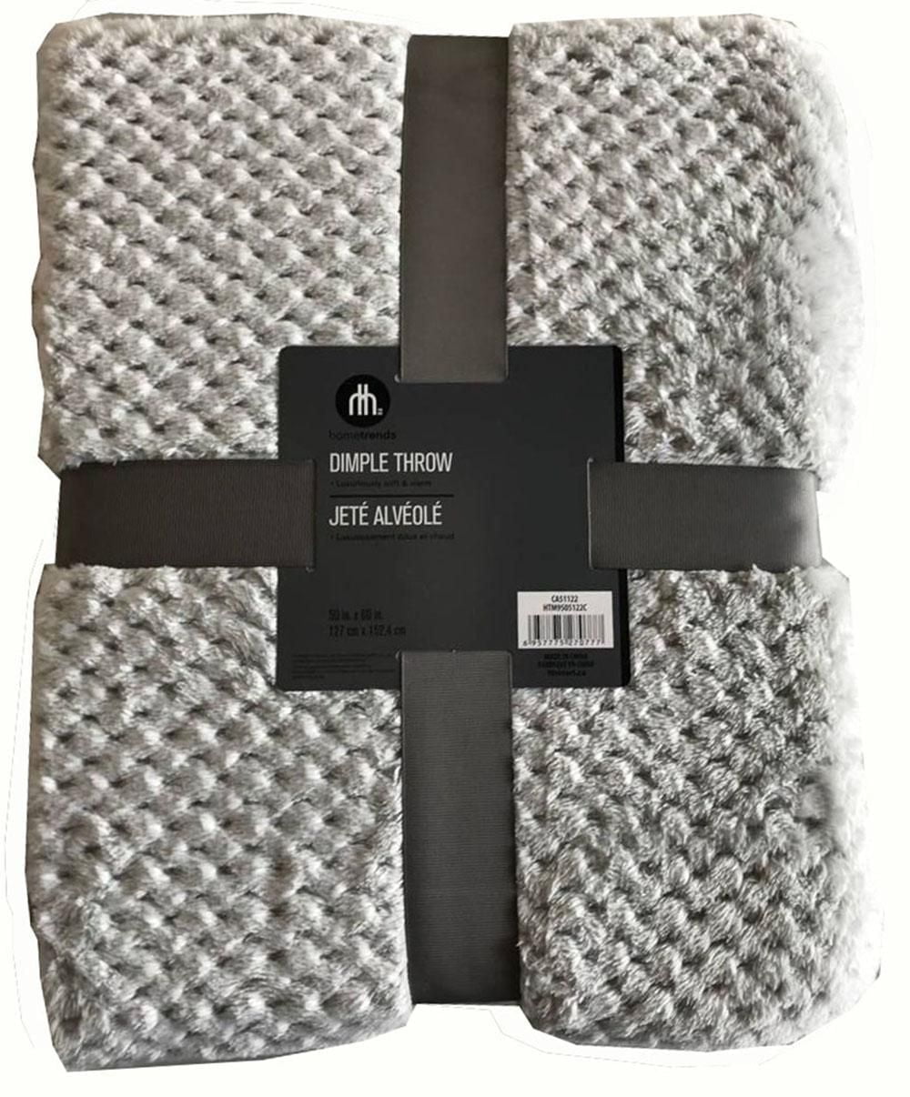 DIMPLE THROW GREY