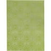 Garland Rug Large Peace Polypropylene Grasshopper Green Indoor Area Rug, 4' x 6'