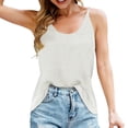 thumbnail image 1 of Playeras,Blusas y Tops,Ropa para Mujer Tank Tops Mujer Camisola de primavera y verano para mujer (White, XXL), 1 of 7