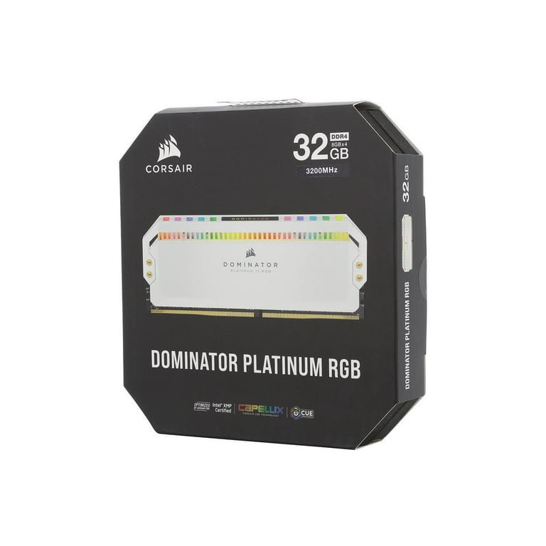 CORSAIR Dominator Platinum RGB 32GB (4 x 8GB) 288-Pin PC RAM DDR4