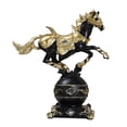 thumbnail image 1 of Adorno de caballo Figura de caballo Estatua Chimenea Escritorio Gabinete Decoraciones para el hogar Estante Soporte de TV Adorno de caballo de 24 x 27 x 11 cm, 1 of 8