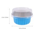 thumbnail image 4 of 10 Uds. Taza para hornear de papel de aluminio de 125ml, tazas para pasteles resistentes al calor, moldes para magdalenas, moldes HOMEMAXS 5709481-MX, 4 of 6
