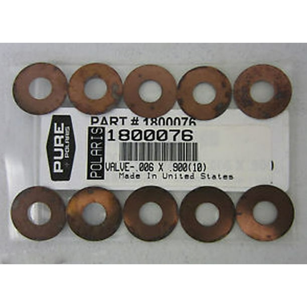 Polaris New OEM Snowmobile Shock Valve Shim .006X.900 sold each