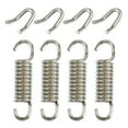 thumbnail image 1 of Unique Bargains 4 Set 43mm 1.69' Motorcycle Exhaust Pipe Spring with U Shape Hooks Stainless Steel Silver Tone, 1 of 6