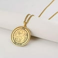 thumbnail image 4 of K-KED Tarot Card Necklace Delicate Jewelry The Major Arcana Astrology Amulet Pendants Necklace-THE MOON-Gold, 4 of 9