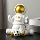 thumbnail image 2 of Adornos de Estatua de astronauti de 2 Piezas, de Resina de Estatuilla Decoración para hogar para Niños, 2 of 7