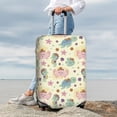 thumbnail image 7 of Gukieu Turtle Crab Sea Horse Print Suitcase Protective Cover, Elastic Zipper Buckle Suitcase Protective Cover, Suitable for Travel, Business Trip-Large, 7 of 7