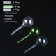 thumbnail image 3 of Auto-Riego Unique Bargains Bombilla 50mm Diámetro Plástico automático riego globo bola riego Dispositivo Para macetas plantas Claro Verde Azul 3 Pulgadas 1 juego, 3 of 5