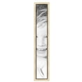 thumbnail image 2 of ArtToFrames 7" x 45" Silver with Black Lip Picture Frame, 7x45 inch Multi Wood Poster Frame (WOM-5193),  Pack, 2 of 7