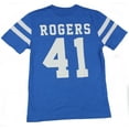 thumbnail image 2 of Captain America Yoke Mens T-Shirt - Lapel Logo Front Rogers Back Image (Large), 2 of 2