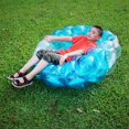thumbnail image 3 of Bolas de parachoques de 60CM, pelota de fútbol de burbujas corporales Azul Sunnimix Bolas de parachoques, 3 of 8