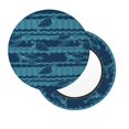 thumbnail image 2 of Bingfone 14 Inch Padded Round Bar Stool Cover Cushion With Elastic Fabric Round Chair Seat - Turtles And Waves, 2 of 7